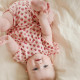 Barboteuse à volants Chleo - Rosie rose