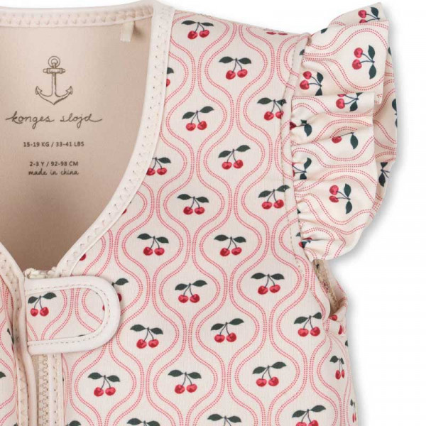 Gilet de natation Avery - Cherry pink motif