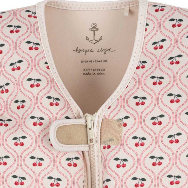 Gilet de natation Avery - Cherry pink motif