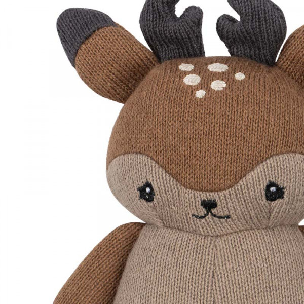 Hochet mini cerf - Brown