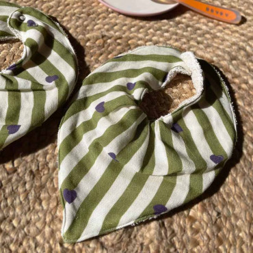 Lot de 2 bavoirs bandana MAEL - Stripe & love