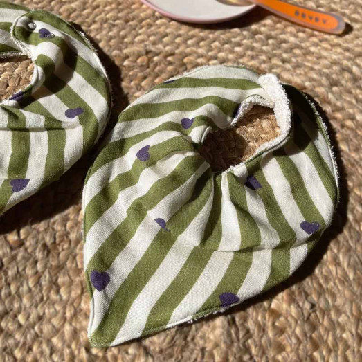 Lot de 2 bavoirs bandana MAEL - Stripe & love