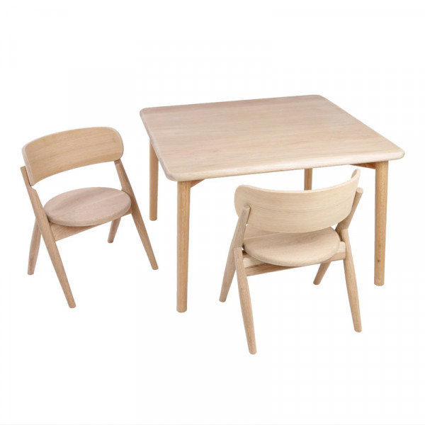 Petite table carrée - chêne