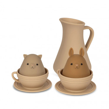 Jouet de bain dinette - Warm clay mix
