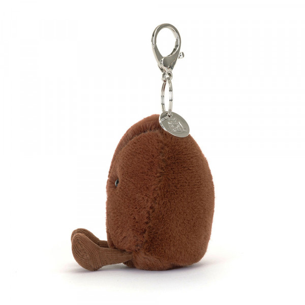 Porte-clés peluche Amuseable grain de café