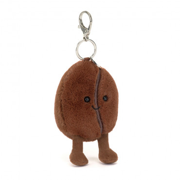 Porte-clés peluche Amuseable grain de café