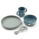 Set repas silicone Vivi - Circus sandy
