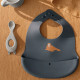 Lot de 2 bavoirs pliables en silicone Ember - Arctic sea ocean view