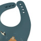 Lot de 2 bavoirs pliables en silicone Ember - Arctic sea ocean view
