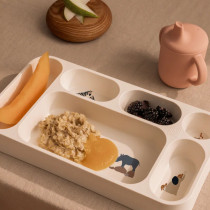 Assiette compartimentée Mosu - All together sandy