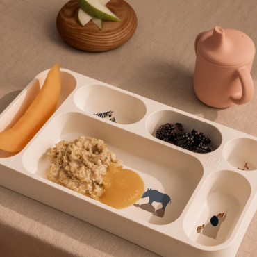 Assiette compartimentée Mosu - All together sandy