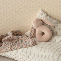 Coffret hochet lapin - Powder pink