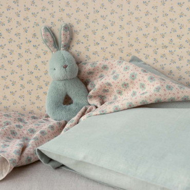Coffret hochet lapin - Mint