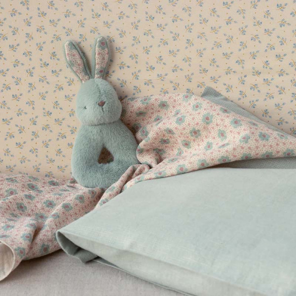 Coffret hochet lapin - Mint