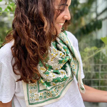 Foulard Agra adulte - Pistache