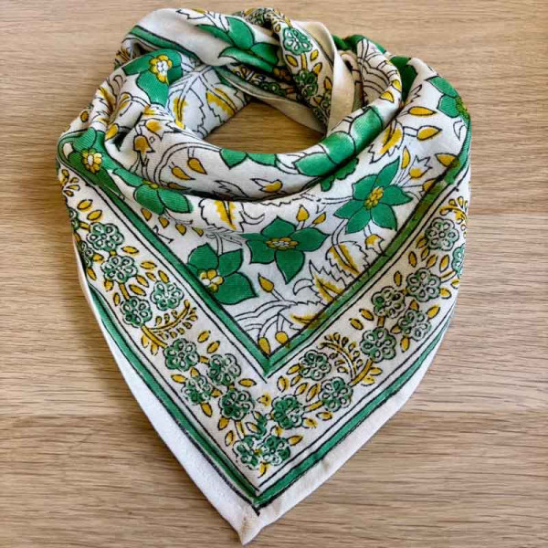 Foulard Agra enfant - Pistache