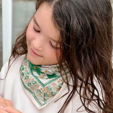 Foulard Agra enfant - Pistache