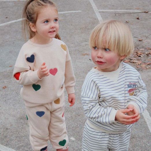 Sweatshirt Lou Terry - Multi heart