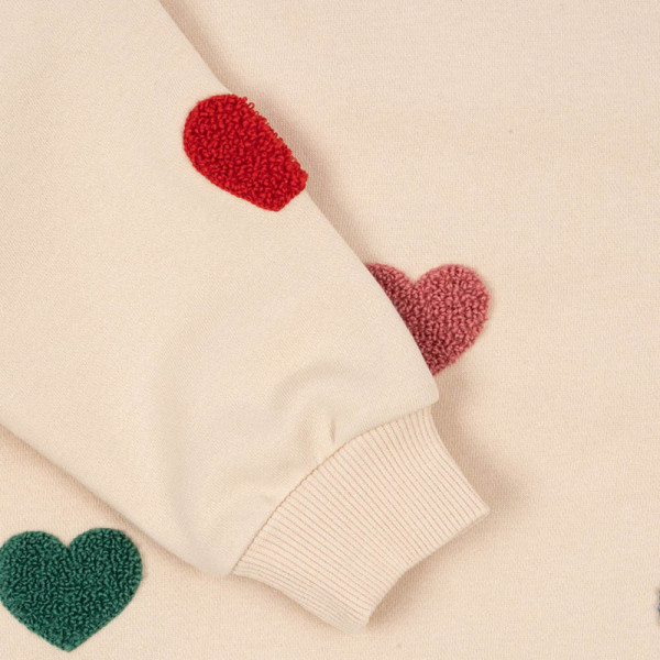 Sweatshirt Lou Terry - Multi heart