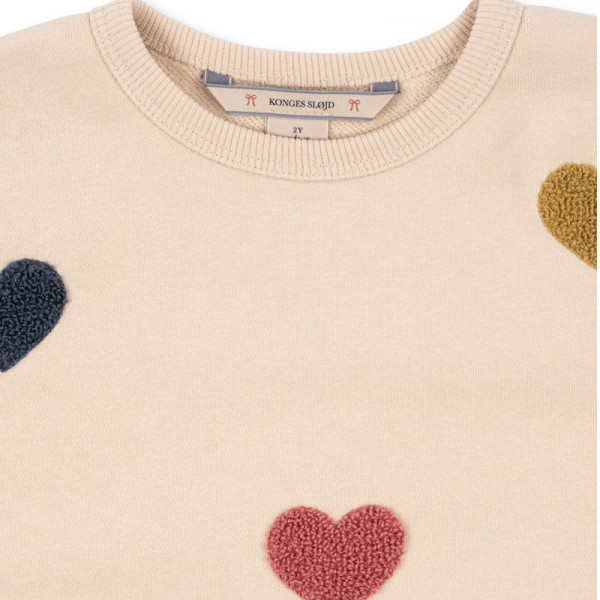 Sweatshirt Lou Terry - Multi heart