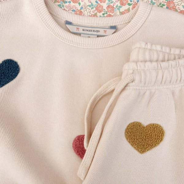 Sweatshirt Lou Terry - Multi heart