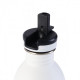 Gourde isotherme 250 ml Ricebamboo - Blanc et marine