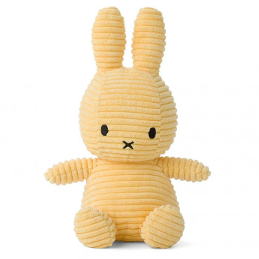 Peluche velours côtelé Miffy - Buttercream