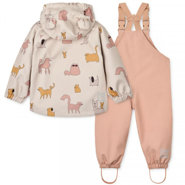 Ensemble de pluie Manu - Cats and dogs sandy