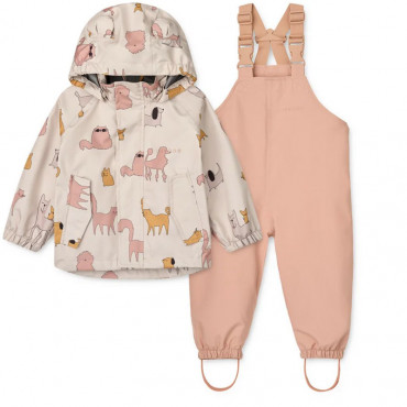 Ensemble de pluie Manu - Cats and dogs sandy