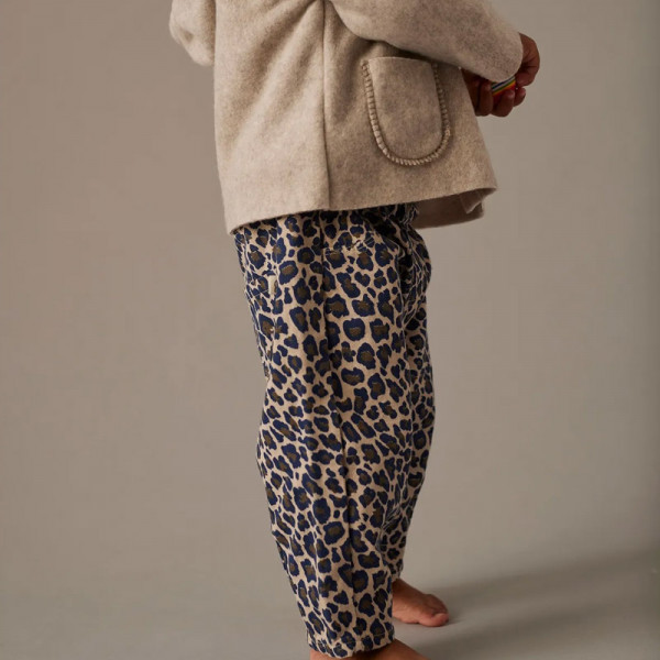 Pantalon élastiqué Atenas - Stone animal print