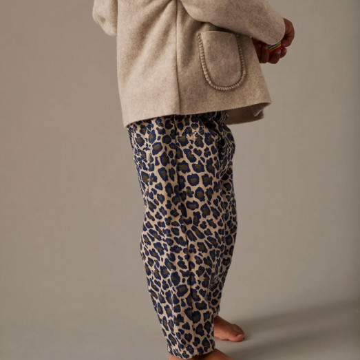 Pantalon élastiqué Atenas - Stone animal print