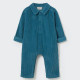 Combinaison en velours Trento - Blue midnight