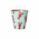 Lot de 6 verres en mélamine - Blue ocean