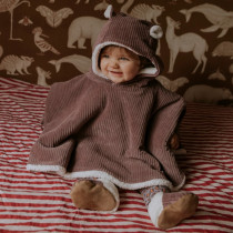 Poncho velours - Parme