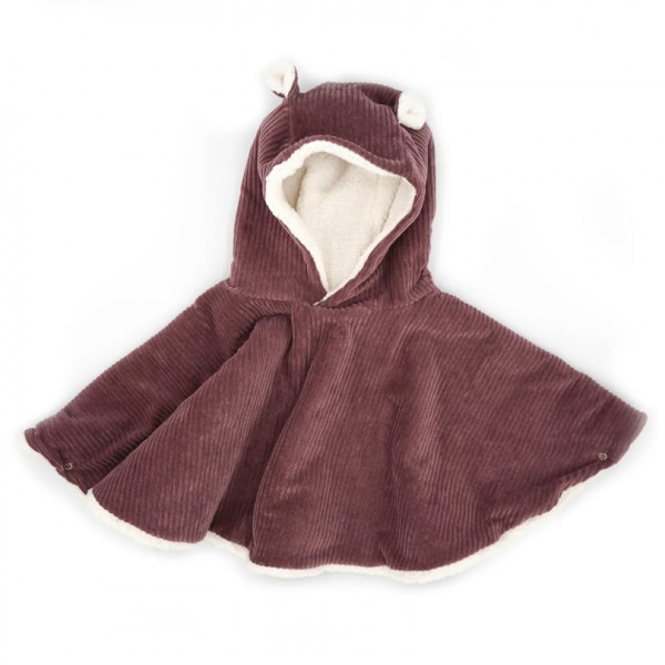 Poncho velours - Parme