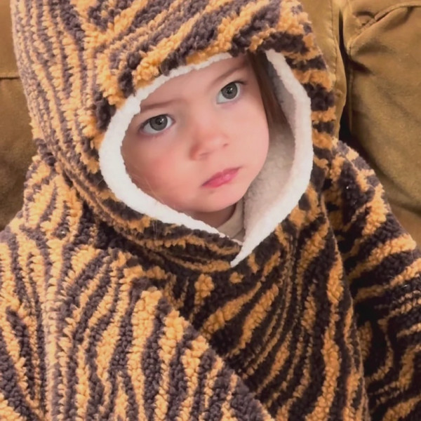 Poncho enfant - Tigre