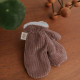 Moufles en velours - Parme