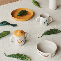 Set repas silicone Vivi - Around the world