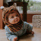 Cagoule en teddy - Tigre