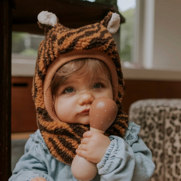 Cagoule en teddy - Tigre
