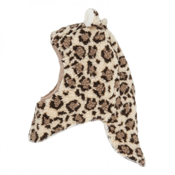 Cagoule en teddy - Léopard