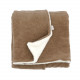 Couverture bébé en velours - Taupe