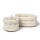 Set de 2 paniers de rangement Kiki - Mini check