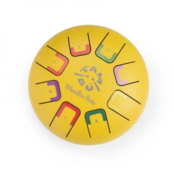 Petit tambour à languettes - Jaune