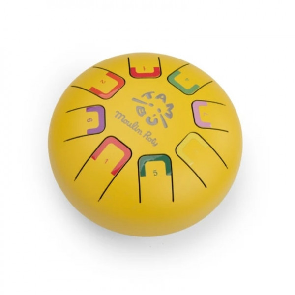 Petit tambour à languettes - Jaune