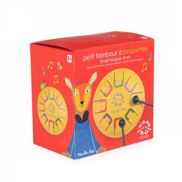 Petit tambour à languettes - Jaune
