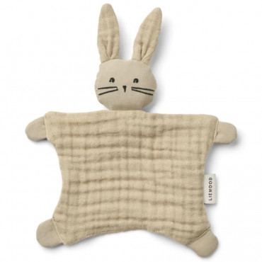 Doudou carré mini Amaya - Rabbit mist