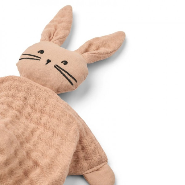 Doudou carré mini lapin Amaya - Rabbit Pale tuscany