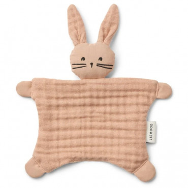 Doudou carré mini lapin Amaya - Rabbit Pale tuscany