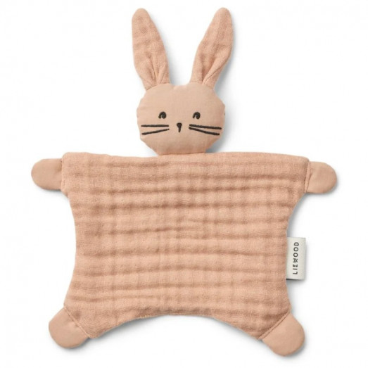 Doudou carré mini lapin Amaya - Rabbit Pale tuscany